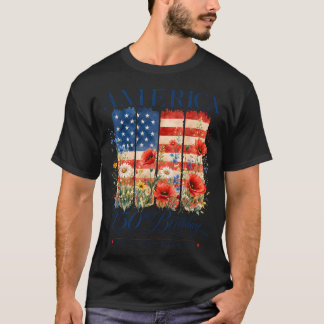 アメリカ独立250周年 7月4日 アメリカ国旗 アメリカ250 Tシャツ