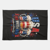 アメリカ独立250周年 7月4日 キッチンタオル (横)
