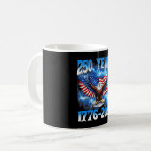 アメリカ独立250周年 7月4日 コーヒーマグカップ (正面左)