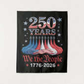 アメリカ独立250周年 7月4日 タペストリー (正面)