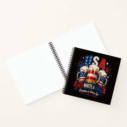 アメリカ独立250周年 7月4日 ノートブック (内部)