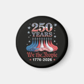 アメリカ独立250周年 7月4日 マグネット (正面)