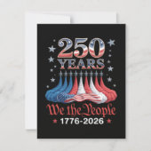 アメリカ独立250周年 7月4日 招待状 (正面)