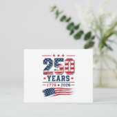 アメリカ独立250周年 7月4日 星条旗 アメリカ国旗 セーブザデート (スタンド正面)