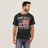 アメリカ独立250周年 7月4日 250周年記念 Tシャツ (正面フル)