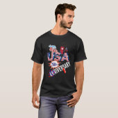 アメリカ独立250周年 7月4日 Tシャツ (正面フル)