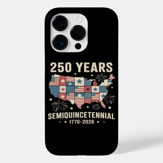 アメリカ独立250周年 Case-Mate iPhoneケース (裏面)