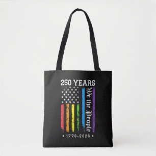 アメリカ独立250周年+LGBTプロ トートバッグ