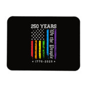 アメリカ独立250周年+LGBTプロ マグネット (横)