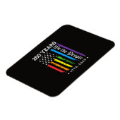 アメリカ独立250周年+LGBTプロ マグネット (左側)