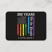 アメリカ独立250周年+LGBTプロ 名刺 (裏面)