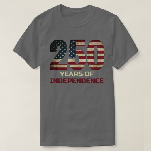 アメリカ独立250周年 Tシャツ (デザイン正面)