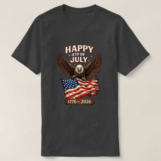 アメリカ独立250周年Tシャツ Tシャツ (デザイン正面)