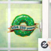 アメリカ独立250周年USAスイートドーナツ ウィンドウサイン (ホーム)