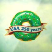 アメリカ独立250周年USAスイートドーナツ ウィンドウサイン (シート3)