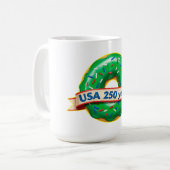 アメリカ独立250周年USAスイートドーナツ コーヒーマグカップ (正面左)