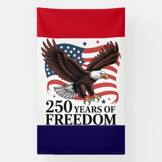 アメリカ独立250年記念 横断幕 (縦)