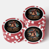 アメリカ独立250年 ポーカーチップ (積み重ね)