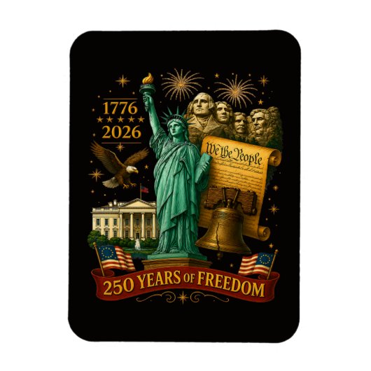 アメリカ独立250年 マグネット (縦)