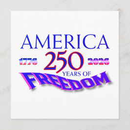 アメリカ独立250年 招待状