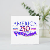 アメリカ独立250年 招待状 (スタンド正面)