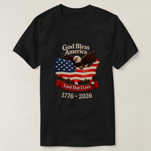 アメリカ独立250年 -19 Tシャツ (デザイン正面)