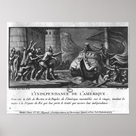 アメリカ独立 ポスター (正面)