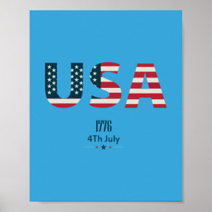 アメリカ独立、1776年7月4日ポスター ポスター