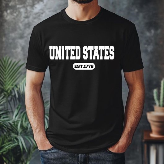 アメリカ独立Tシャツ – 統一された州EST. 1776 Tシャツ