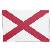 アメリカ独身のアラバマ州愛国的なピラロケース国旗 枕カバー (正面)