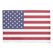 アメリカ独身の国旗を持つ愛国的なピラロケース 枕カバー (正面)