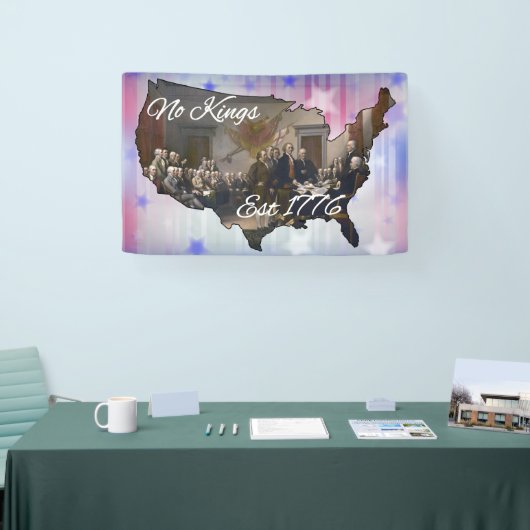 アメリカ王エスト1776 横断幕 (トレードショー)