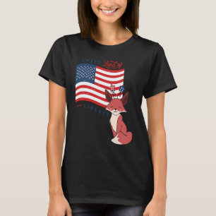 アメリカ甘い土地の自由の動物 Tシャツ