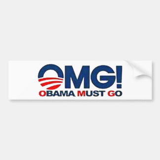 アメリカ生まれの共和国OMGのバンパーステッカー バンパーステッカー