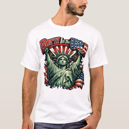 アメリカ生まれ Tシャツ (正面)