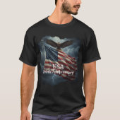 アメリカ生誕おめでとうございます Tシャツ (正面)