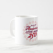 アメリカ生誕おめでとう コーヒーマグカップ (正面左)