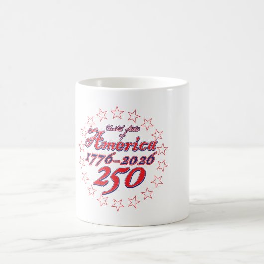 アメリカ生誕おめでとう コーヒーマグカップ (中央)
