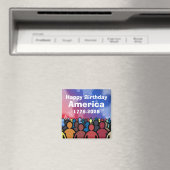 アメリカ生誕のお祝い 1776年から2026年 マグネット (インサイチュ (食洗機))