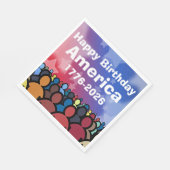 アメリカ生誕のお祝い 1776年～2026年 スタンダードランチョンナプキン (角)