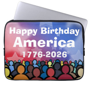 アメリカ生誕のお祝い 1776年~2026年 ラップトップスリーブ