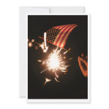アメリカ生誕祭お祝いカード