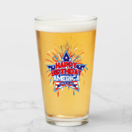 アメリカ生誕祭 7月4日 独立記念日 ピンク タンブラーグラス