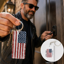アメリカ生誕1776年から2026年までのUSAフラグパトリオティック キーホルダー