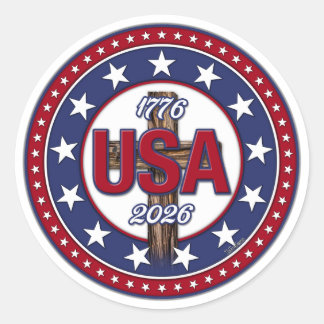 アメリカ生誕1776-2026 ラガードクロス ラウンドシール