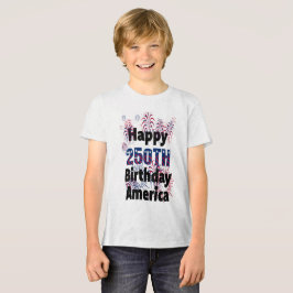 アメリカ生誕250周年おめでとう キッズ トライブレンドTシャツ
