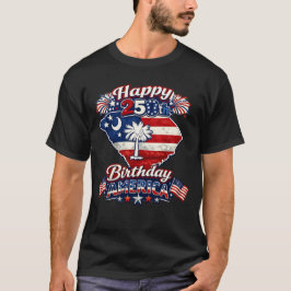 アメリカ生誕250周年おめでとう サウスカロライナ州 Tシャツ