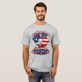 アメリカ生誕250周年おめでとう サウスカロライナ州 Tシャツ (正面フル)