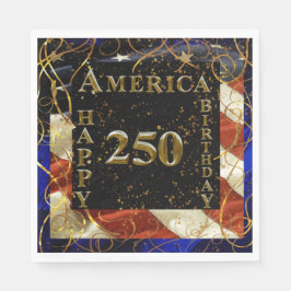 アメリカ生誕250周年おめでとう! スタンダードランチョンナプキン