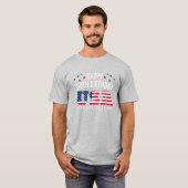 アメリカ生誕250周年おめでとう 独立記念日 Tシャツ (正面フル)